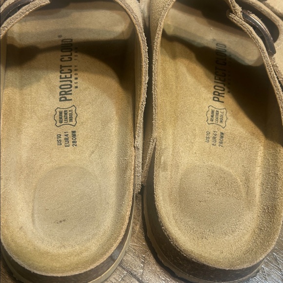 Project Cloud Birkenstock style leather sandals size 10 - Picture 2 of 10